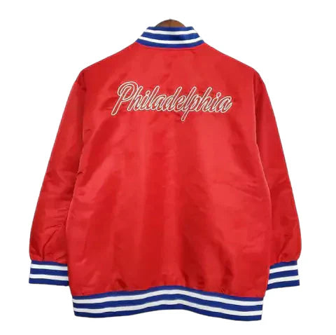 Jaqueta Philadelphia 76ers 23/24 Masculino - Vermelho