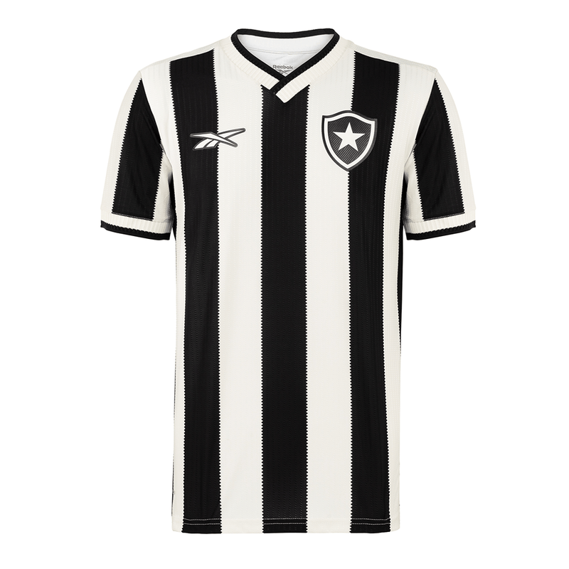 Camisa Botafogo Home 24/25 - Jogador Preta e Branca