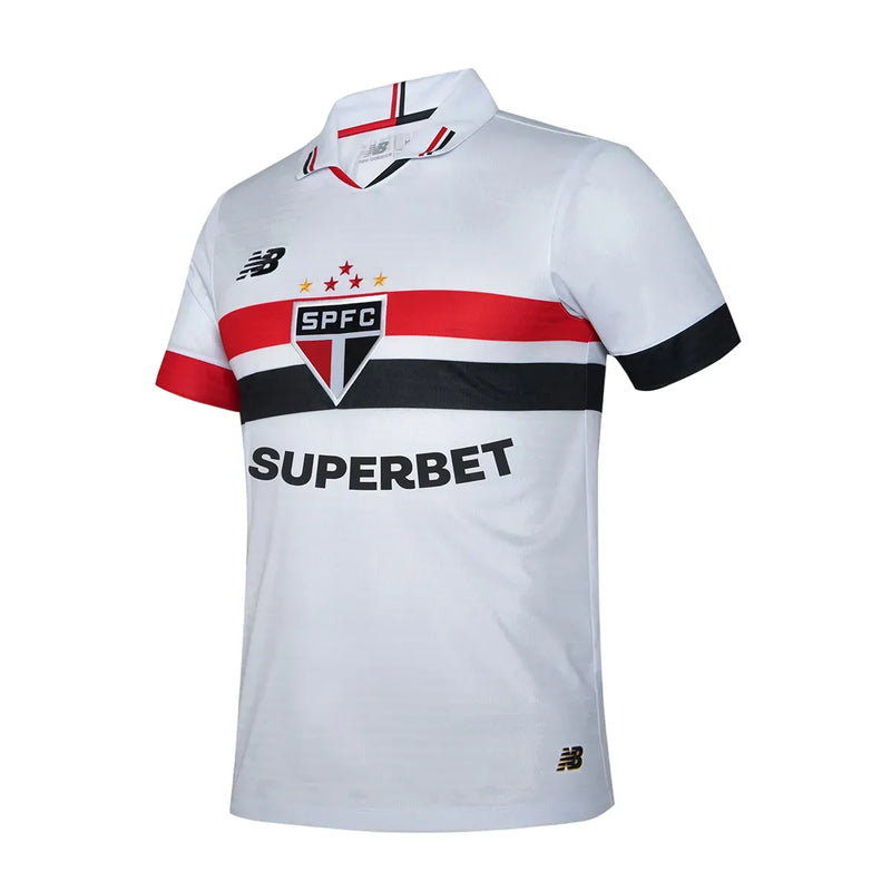 Camisa São Paulo Home 24/25 Jogador Branca - C/ Patrocínio