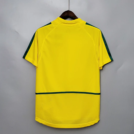 Camisa Brasil Away 2002 Retrô - Amarela