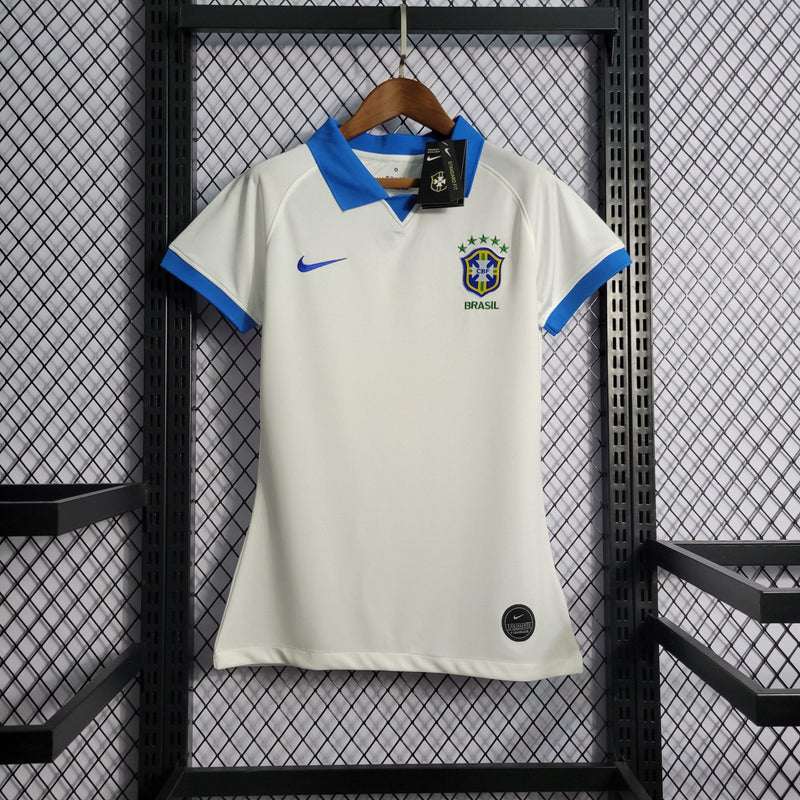 Camisa Brasil Third 2019 Feminina - Branca