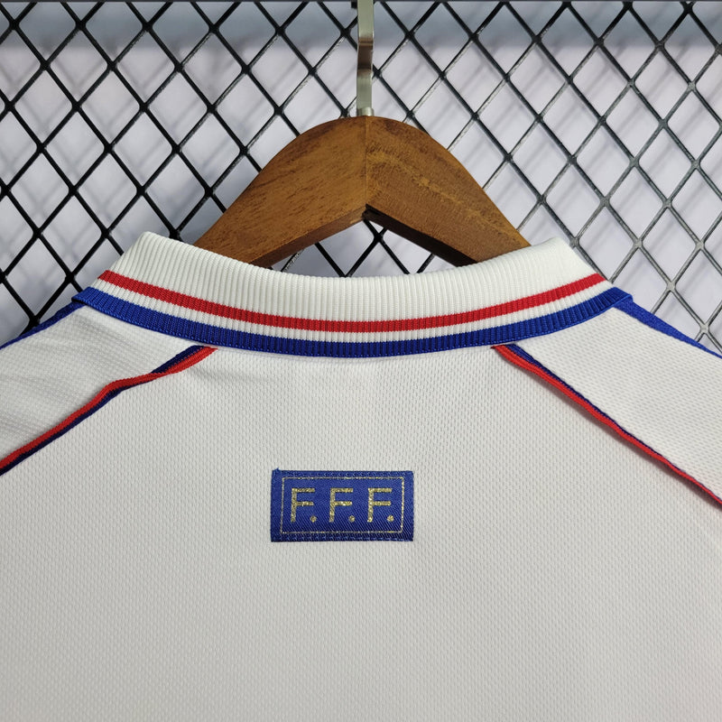 Camisa França Away 1998 Retrô - Branca