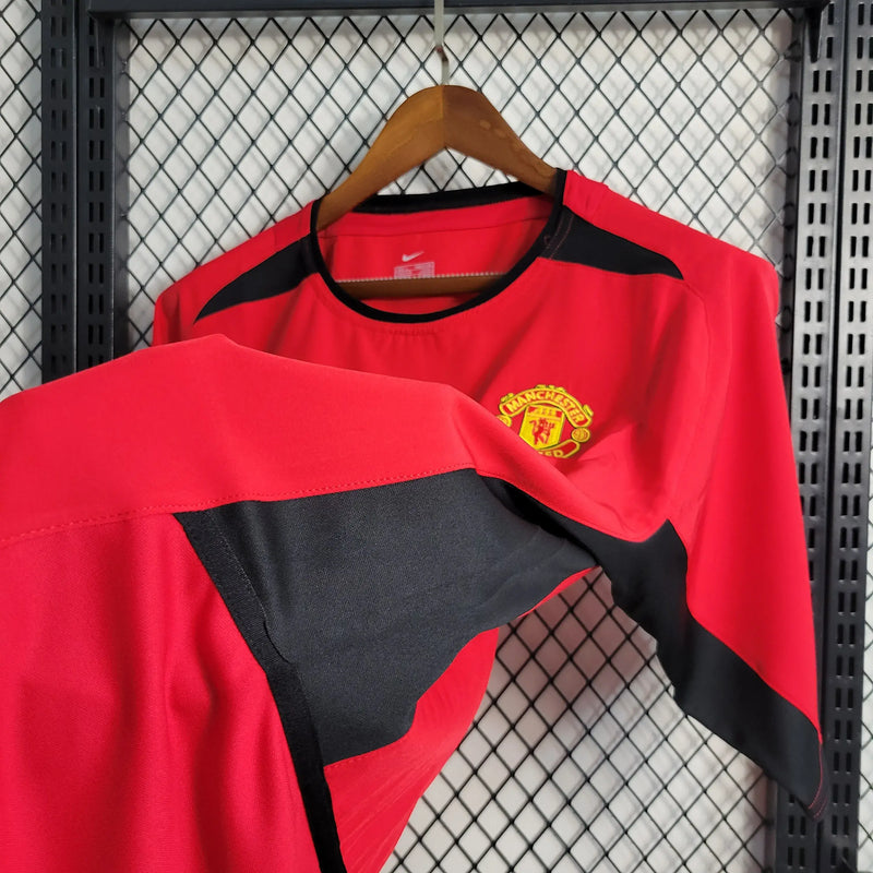 Camisa Manchester United Home 02/03 Retrô - Vermelha