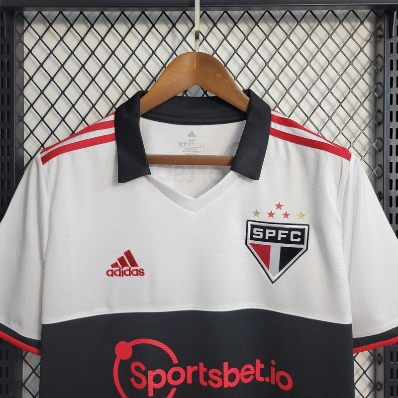 Camisa São Paulo Third 22/23 - Branca e Preta