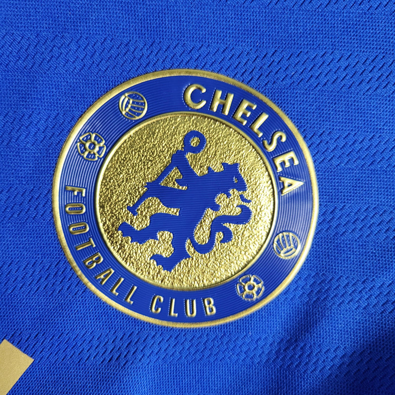 Camisa Chelsea Home 12/13 Retrô - Azul e Dourada