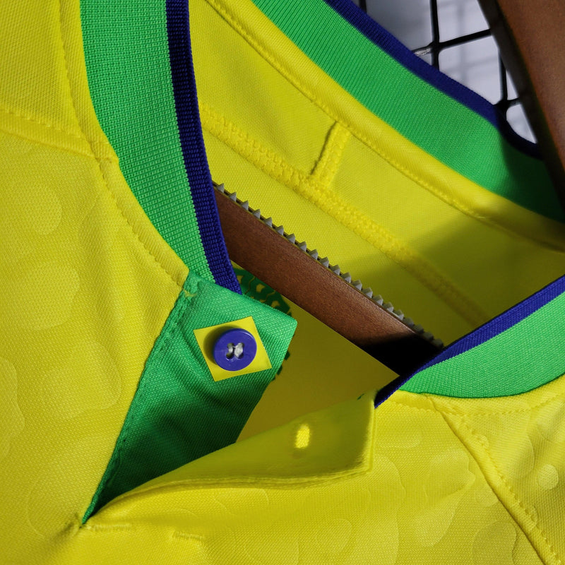 Camisa Brasil Home 2022 - Amarela