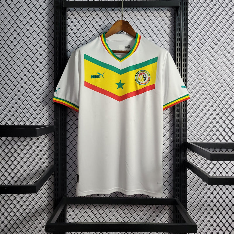 Camisa Senegal Home 2022 - Branca