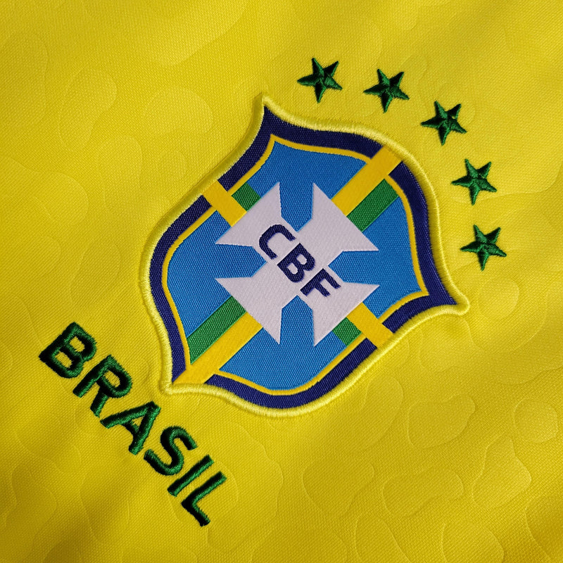 Camisa Brasil Home 2022 - Amarela