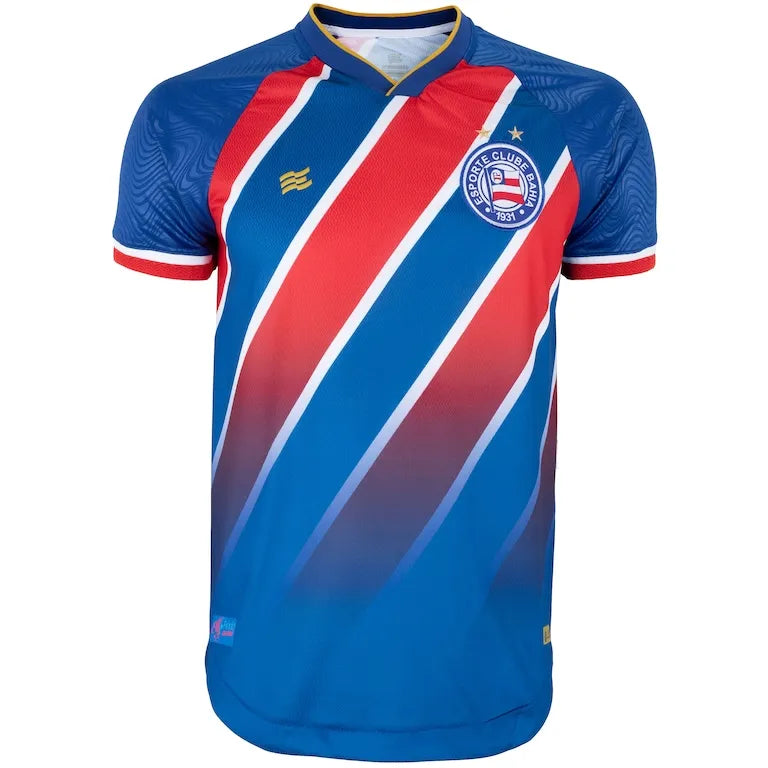 Camisa Bahia Away 24/25 - Azul e Vermelha