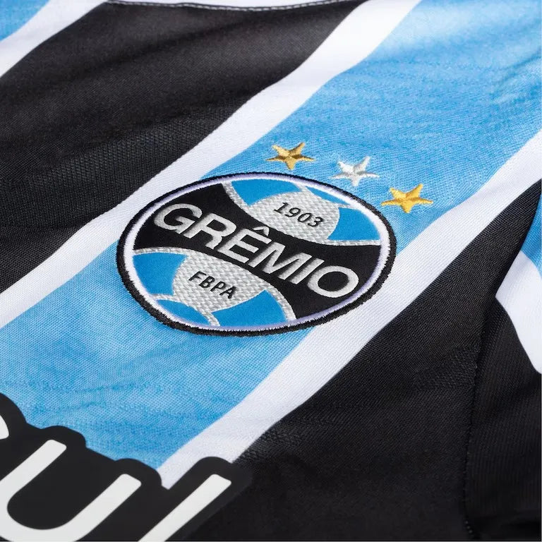 Camisa Grêmio Home 24/25 Jogador - Azul e Preta