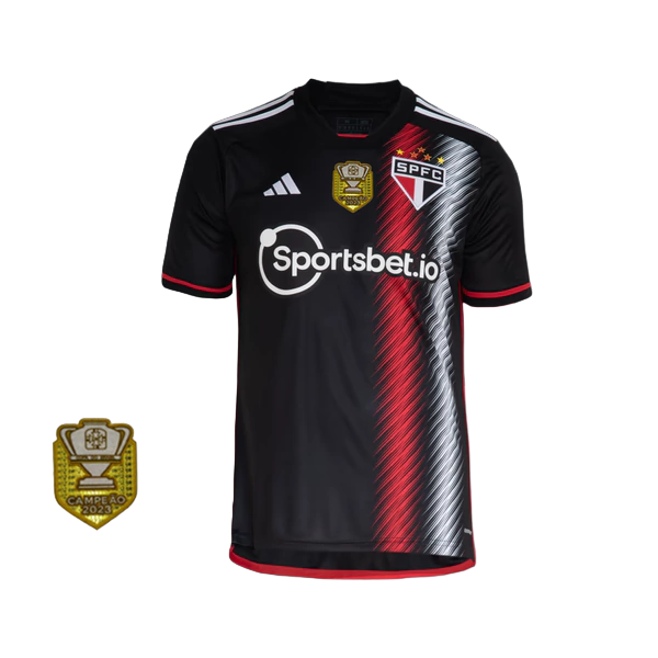 Camisa São Paulo Third 23/24 - Preta + PATCH COPA DO BRASIL