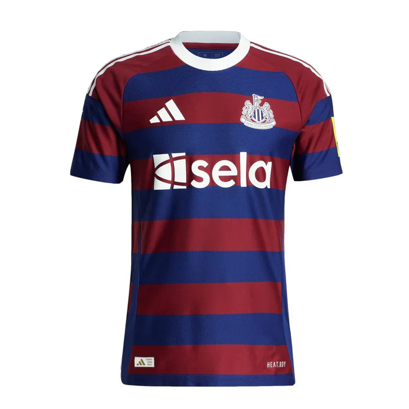 Camisa Newcastle Away 24/25 - Azul e Vermelha