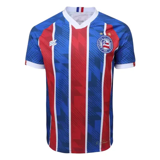 Camisa Bahia Away 23/24 - Azul e Vermelha