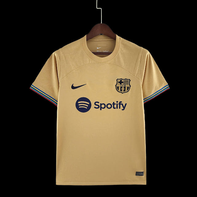 Camisa Barcelona Away 22/23 - Dourada