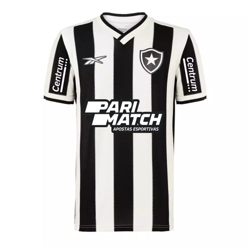 Camisa Botafogo Home 24/25 - Jogador Preta e Branca