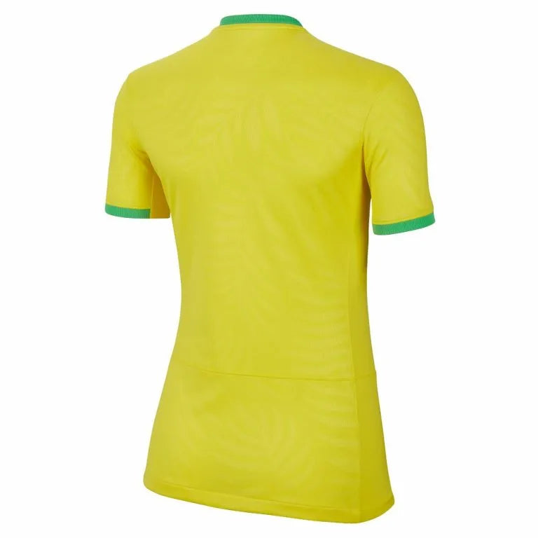 Camisa Brasil Feminina Home 2023 - Amarela