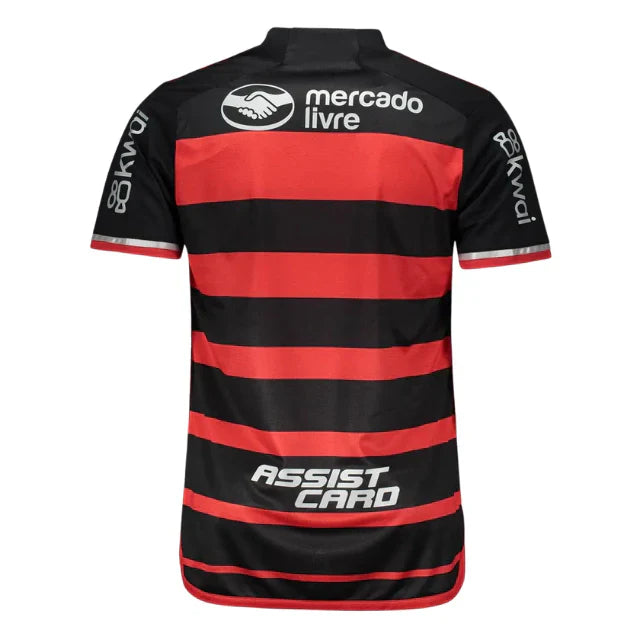 Camisa CRF Home 24/25 - Preta e Vermelha - C/ Patrocínios