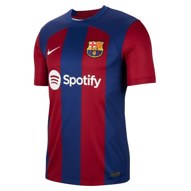 Camisa Barcelona Home 23/24 Jogador - Azul e Vermelha