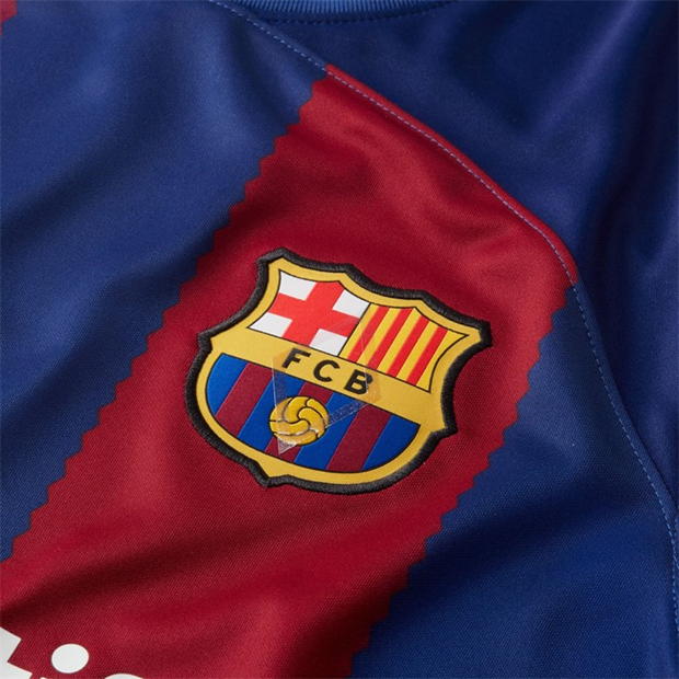 Camisa Barcelona Home 23/24 Jogador - Azul e Vermelha