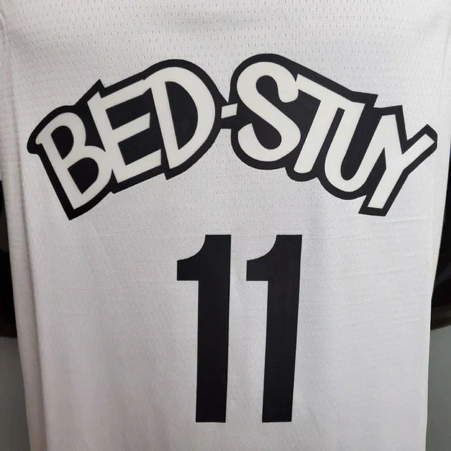 Camisa Regata Brooklyn Nets Branca City Edition - Nike - Masculina