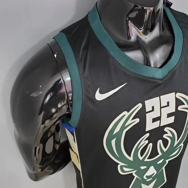 Camisa Regata NBA Milwaukee Bucks Preta - Nike - Masculina