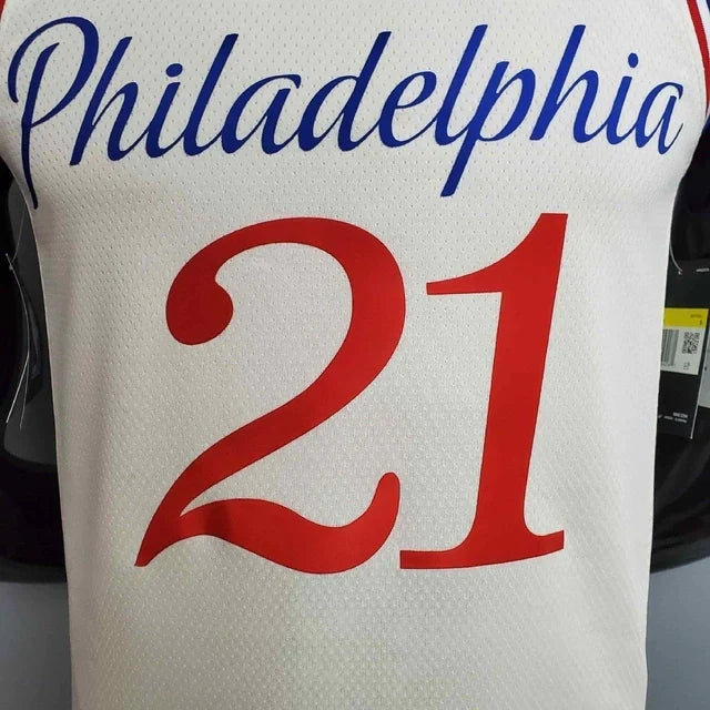 Camisa Regata NBA Philadelphia 76ers Bege - Nike - Masculina