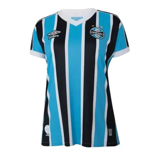 Camisa Grêmio Home 23/24 Feminina - Azul e Preta