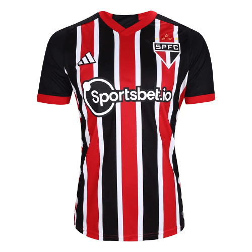 Camisa São Paulo Away 23/24 - Vermelha e Branca