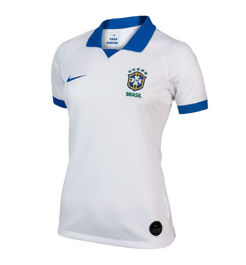 Camisa Brasil Third 2019 Feminina - Branca