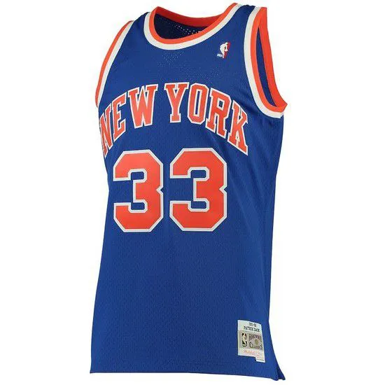 Regata Clássica mitchell E Ness New York knicks Swingman-Azul