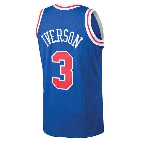 Regata Clássica mitchell E Ness Philadelphia 76ers Swingman-Azul