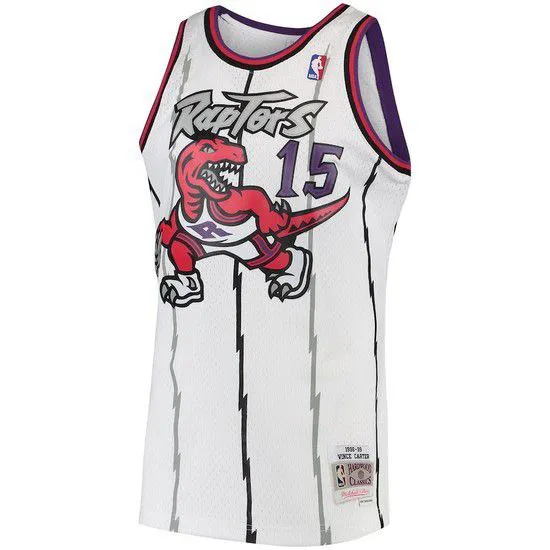 Regata clássica mitchell E Ness Toronto Raptors Swingman- Branco