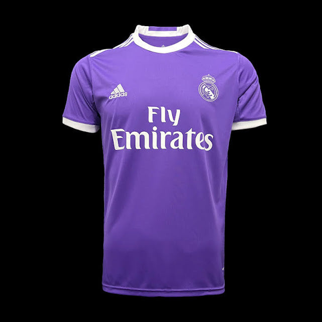 Camisa Real Madrid Away 16/17 Retrô - Roxa