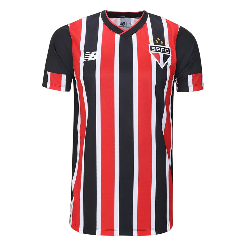 Camisa São Paulo Away 24/25 - Jogador Vermelha e Branca