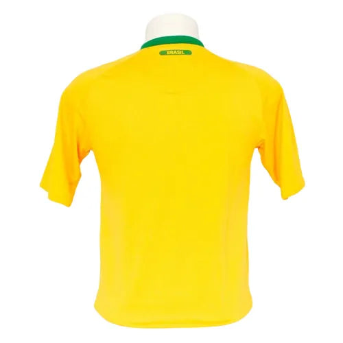 Camisa Brasil Home 2010 Retrô - Amarela