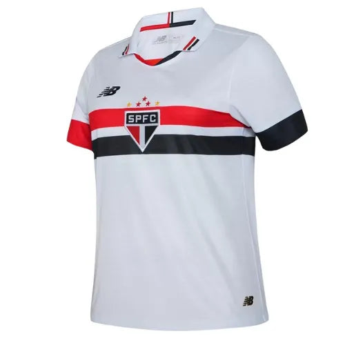 Camisa São Paulo Feminina Home 24/25 - Branca