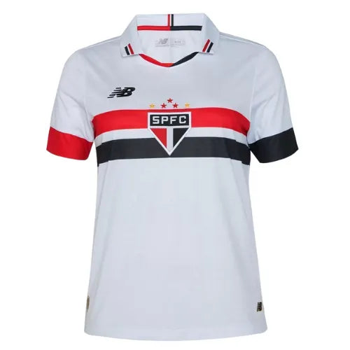 Camisa São Paulo Feminina Home 24/25 - Branca