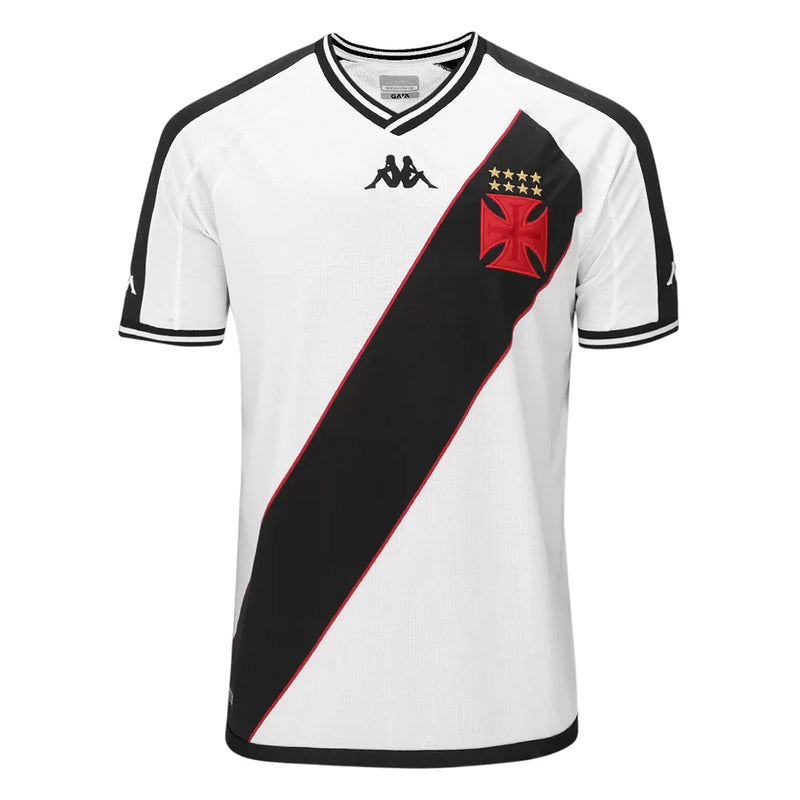 Camisa Vasco Away 24/25 Jogador - Branca e Preta